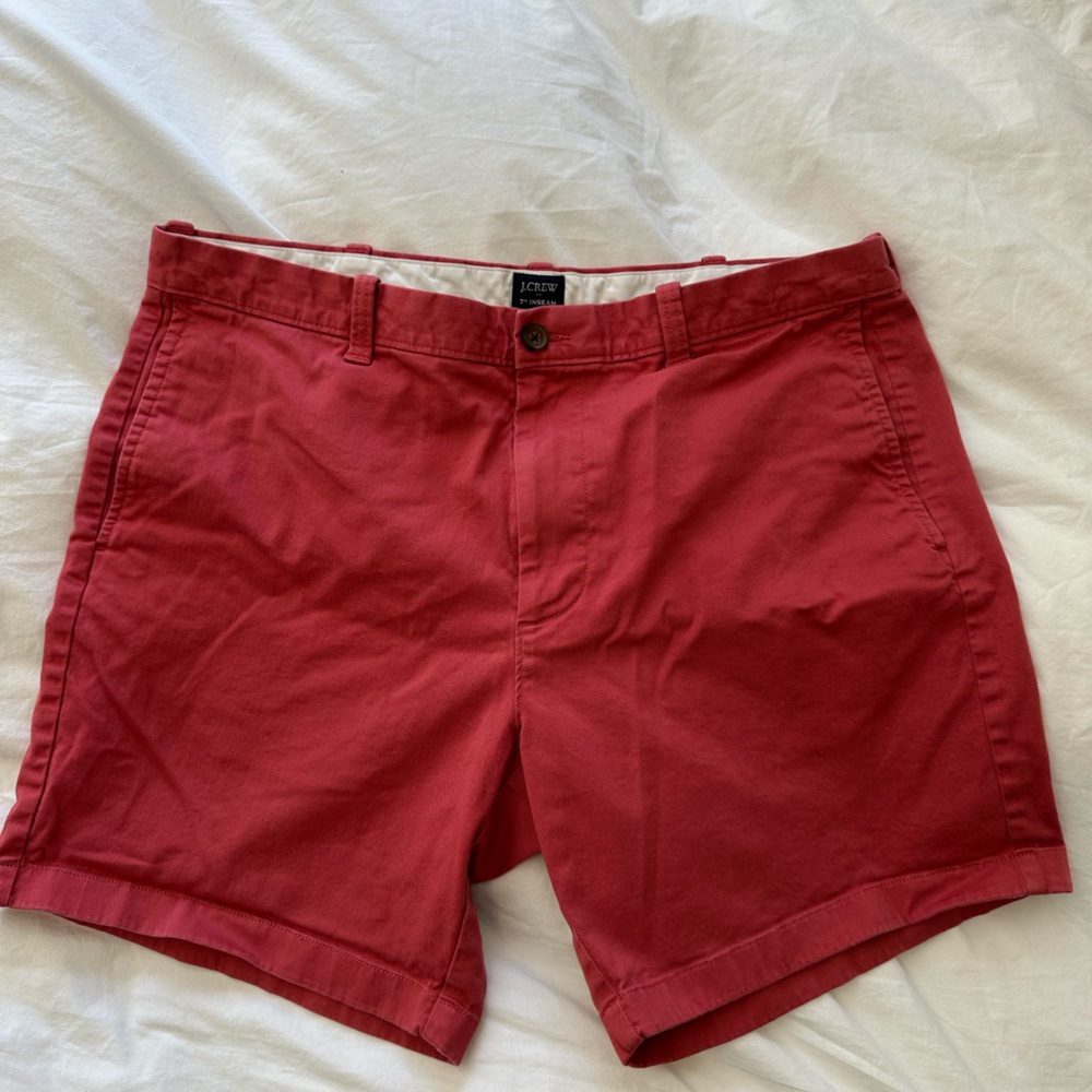 J. Crew Red Men's Shorts